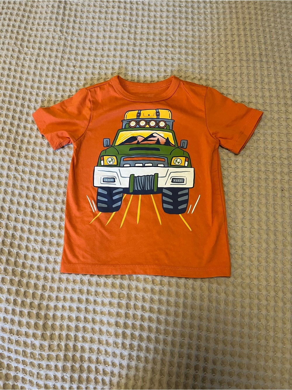 5 for $10 The Children's Place Orange Truck Graphic Tee